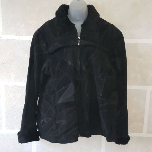 VNTG Leather Works Genuine Suede Leather Jacket - Picture 1 of 8